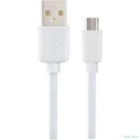 PERFEO Кабель USB A вилка - Micro USB вилка, 2.4A, белый, силикон, длина 1 м., SILICON (U4026)