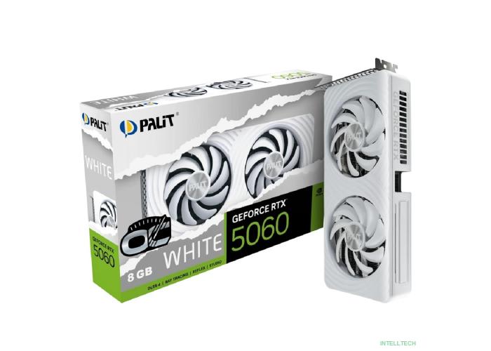 Видеокарта PCIE16 RTX5060 8GB PA-RTX5060 WHITE OC 8GB PALIT