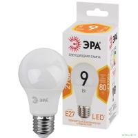 ЭРА Б0032246 Лампочка светодиодная STD LED A60-9W-827-E27 E27 / Е27 9Вт груша теплый белый свет