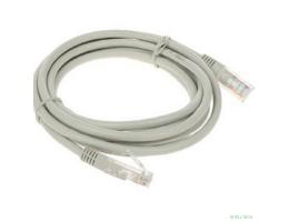 Cablexpert Патч-корд медный UTP PP10-2M кат.5, 2м, литой, многожильный (серый) Cablexpert Патч-корд медный UTP PP10-2M кат.5, 2м, литой, многожильный (серый)