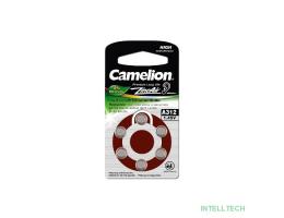 Camelion  ZA312 BL-6 Mercury Free (A312-BP6(0%Hg), батарейка для слуховых аппаратов, 1.4 V,170mAh) (6 шт. в уп-ке)