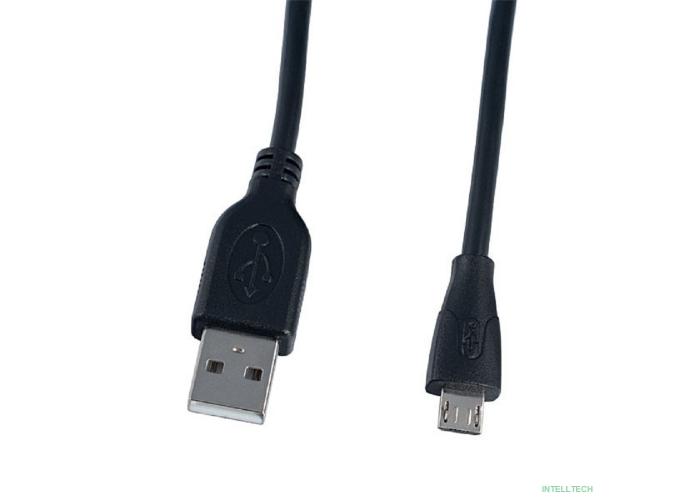 PERFEO Кабель USB2.0 A вилка - Micro USB вилка, длина 1 м. (U4001)