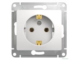 Systeme electric GSL000143 GLOSSA РОЗЕТКА с заземлением, 16А, механизм, БЕЛЫЙ                                  