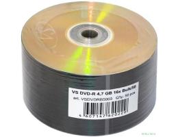 Диски VS DVD-R 4,7 GB 16x Bulk/50 (VSDVDRB5003)(620229)