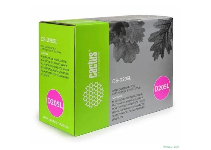 CACTUS MLT-D205L Картридж (CS-D205L) для принтеров SAMSUNG ML 3310/3710/ SCX 4833/5637 , 5000стр