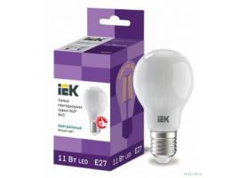 Iek LLF-A60-11-230-40-E27-FR Лампа LED A60 шар матов. 11Вт 230В 4000К E27 серия 360°    