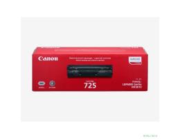 Canon Cartridge 725 3484B005/3484B002 Картридж для LBP 6000/6000B/MF3010, Черный, 1600 стр.