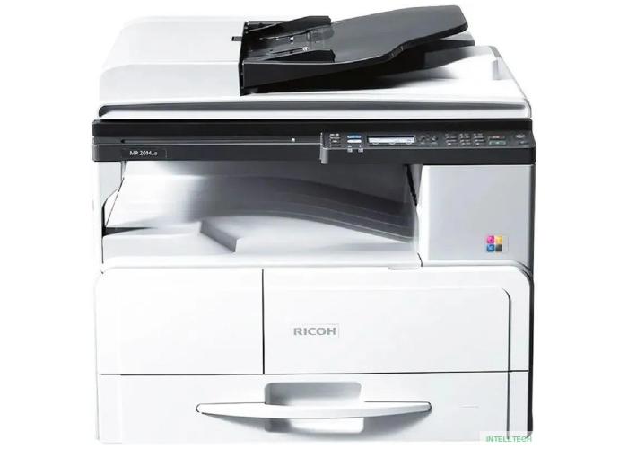 Ricoh MP 2014AD (912356) 417378N {МФУ, A3, 256Мб, 20стр/мин, дуплекс, GDI, ARDF50,  в комплекте тонер (4000стр), девелопер, инструкция, запуск инженером АСЦ
