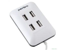 Perfeo USB-HUB 4 Port, (PF-VI-H028 White) белый [PF_4783]