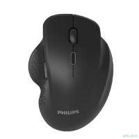 Philips  Беспроводная Мышь SPK7624, 2,4 GHz, Bluetooth 3.0/5.0, 6 кноп., 800-1600dpi, Чёрный