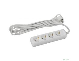 ЭРА Б0028375 Удлинитель электрический U-4e-5m-3x1 с заземлением 4 розетки 5м ПВС 3x1 мм2 16А 