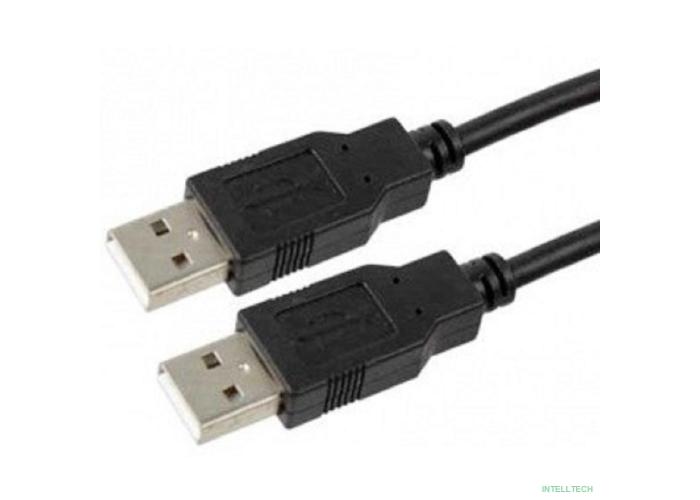 Cablexpert Кабель USB 2.0 Pro , AM/AM, 1.8м, экран, черный, пакет (CCP-USB2-AMAM-6)