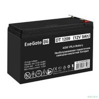 Exegate EX297518RUS Аккумуляторная батарея DT 1209 (12V 9Ah, клеммы F1)