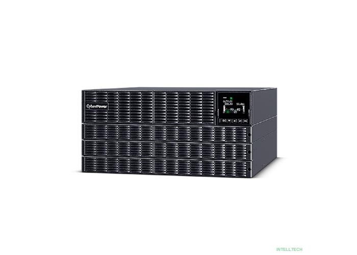 CyberPower OLS6KERT5U ИБП   {Online 6000VA/6000W USB/RS-232/Dry/EPO/SNMP/CloudCard/(4 IEC С13, 4 IEC C19, terminal block)/bat.detect./МВ NEW, батарейный блок 2х10х7Ач}