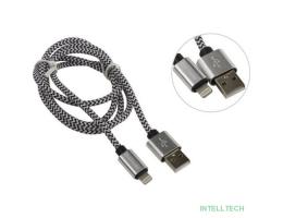 Defender USB кабель ACH01-03T PRO USB2.0 Белый, AM-LightningM, 1m, 2.1A (87809)
