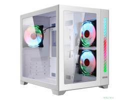 Ginzzu V450 RGB Белый CRC6  FAN12CM RGB*3
