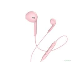 HOCO M55/ Наушники + микрофон/ Кнопка ответа/ 1.2м/ 3.5 mm jack/Pink
