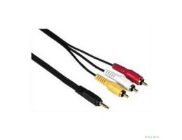 Telecom Кабель соединительный (TAV4545-2) 3.5 Jack (M)/3 RCA (M) [6926123462287]