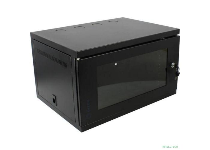 5bites Шкаф телекоммуникационный настенный TC5405-06B 6U / 540*400 / WALL / BLACK