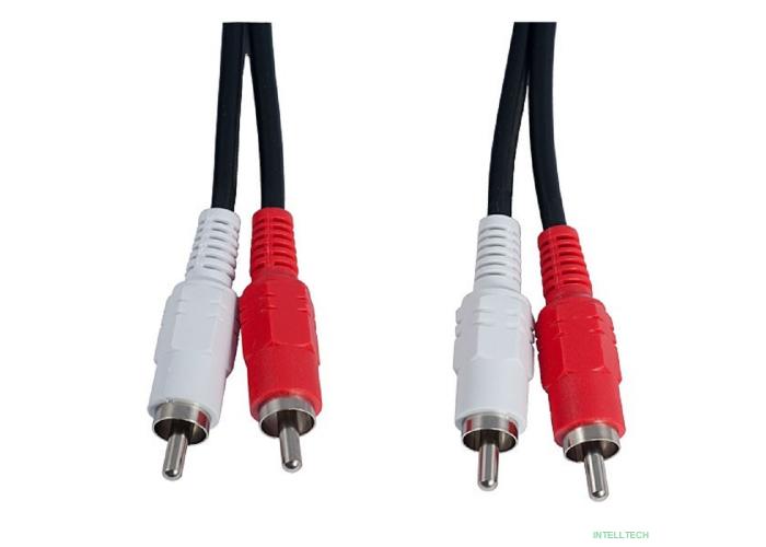 PERFEO Кабель 2xRCA вилка - 2xRCA вилка, длина 1 м. (R3001)