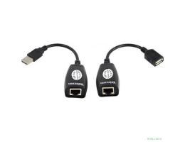 Telecom Адаптер-удлинитель USB-AMAF/RJ45, по витой паре до 45m <TU824> [6926123510322]