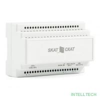 БАСТИОН SKAT-24-2.0 DIN (СКАТ ИБП-24/2-DIN) источник питания 24В 2А пластиковый корпус под DIN рейку 35 мм, МПТ (585)