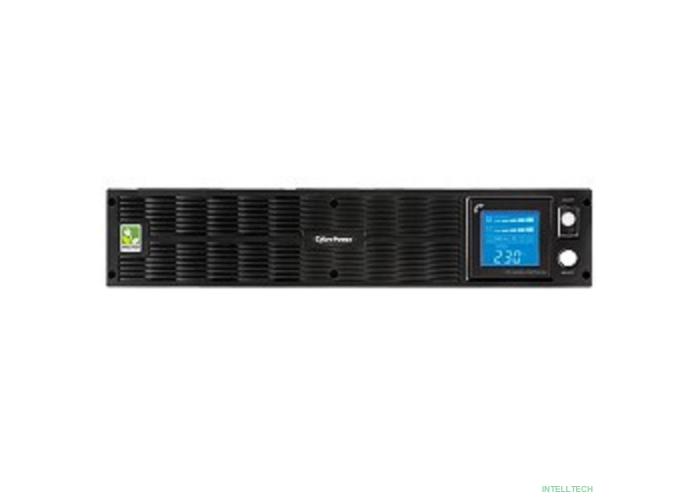 CyberPower PR3000ELCDRT2U ИБП {Line-Interactive, 3000VA/2700W USB/RS-232/Dry/EPO/SNMPslot/RJ11/45/ВБМ (9 IEC С13, 1 IEC C19), 12В/9 Ач х 4}