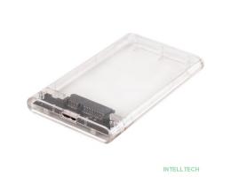 AgeStar 3UB2P4 (TRANSPARENCY)USB 3.0 Внешний корпус 2.5&quot; SATAIII HDD/SSD  пластик, прозрачный {50}  (672691)(17312)