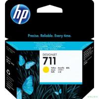 HP CZ132A Картридж №711, Yellow {Designjet T120/T520, Yellow (29ml)}