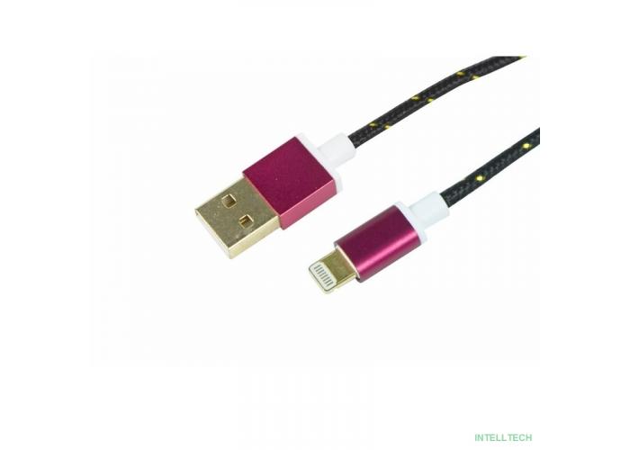 Rexant (18-4245) Кабель USB-A – Lightning для Apple, 2,4А, 1м, нейлон, серый