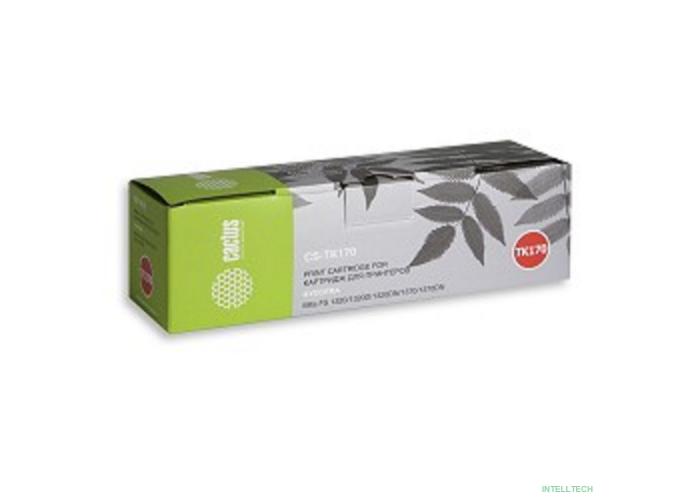CACTUS TK-170 Тонер-картридж (CS-TK170) для принтера Kyocera Mita FS 1320/1320d/1320dn/1370/1370dn, черный, 7200 стр. (туба, 260 г.)