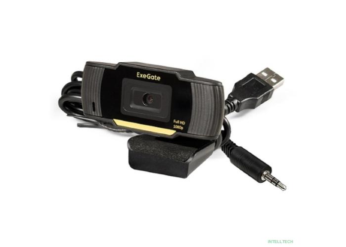 Exegate EX286182RUS Веб-камера ExeGate GoldenEye C920 Full HD {матрица 1/3