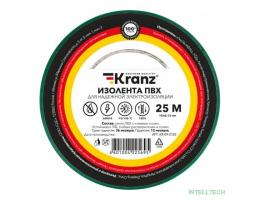 Rexant KR-09-2103 Изолента ПВХ 0,13х15 мм, 25 м, зеленая KRANZ