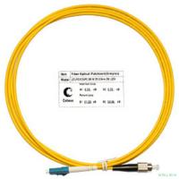 Cabeus FOP(s)-9-LC-FC-2m Шнур оптический simplex LC-FC 9/125 sm 2м LSZH