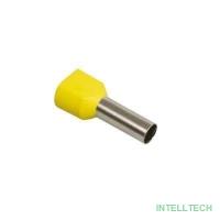 Iek UTE10-D2-3-100 Наконечник-гильза НГИ2 1,0-10 с изолированным фланцем (желтый) (100 шт)