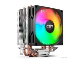 CBR-CC-3130-RGB-PWM Кулер для процессора, Al+Cu, 3 heat pipes, Socket 775/1366/1155/1156/1150/1151/1200/1700/AM2/АМ2+/АМ3/AM3+/FM1/FM2/AM4/AM5, TDP 130W, 90mm Fan, 2600RPM, HB, PWM, 32db