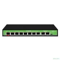 Digma DSP208F-2F-T120 Коммутатор V1 (L2) 10х100Мбит/с 8PoE 8PoE+ 120W неуправляемый