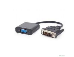 Cablexpert Переходник DVI-D-VGA Digital , 25M/15F, длина кабеля 0,2м, черный, пакет (A-DVID-VGAF-01)