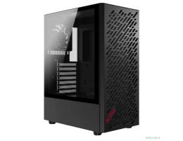 XPG VALOR AIR black / ATX / tempered glass / 4x 120mm black fans/front magnet filter/ VALORAIRMT-BKCWW