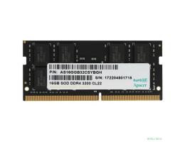 Apacer DDR4 16GB 3200MHz SO-DIMM (PC4-25600) CL22 1.2V ES.16G21.GSH 