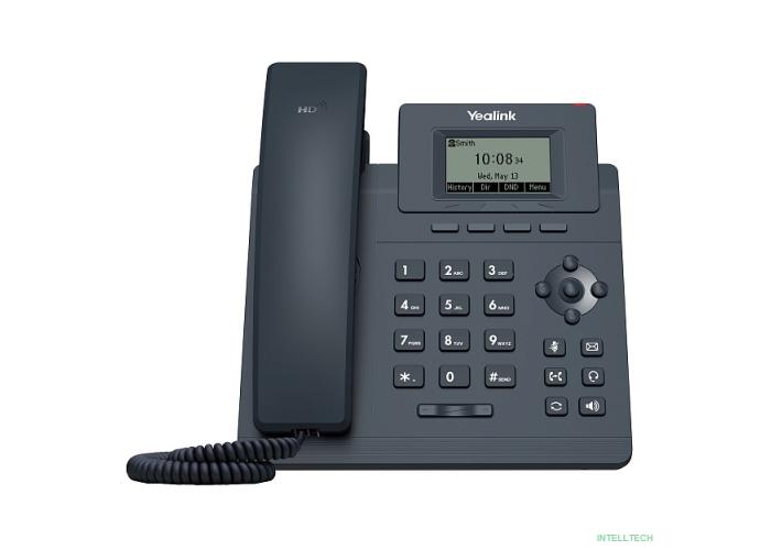 Yealink SIP-T30P Телефон SIP 1 линия, PoE, БП в комплекте (6938818306035)