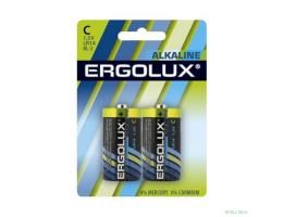 Ergolux..LR14 Alkaline BL-2 (LR14 BL-2, батарейка,1.5В)  (2 шт. в уп-ке)
