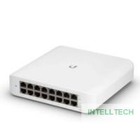 UBIQUITI USW-LITE-16-POE PoE-коммутатор, 16х 1G RJ45, раздача 45 Вт