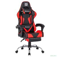 Игровое кресло Pilot Черный/Красный,полиуретан,60мм DEFENDER