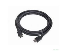 Кабель HDMI Cablexpert 19M/19M, v2.0, медь, позол.контакты, экран, 4.5м, черный, пакет [CC-HDMI4-15]