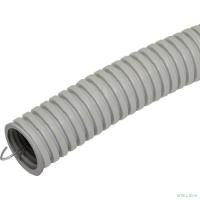 ЭРА Б0036838 Труба гофрированная ПВХ GOFR-16-100-PVC-building  (серый) Строительная d 16мм с зонд. легкая 100м 
