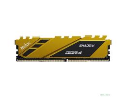Модуль памяти Netac Shadow DDR4 3200Мгц 8Gb CL16 Yellow (NTSDD4P32SP-08Y)