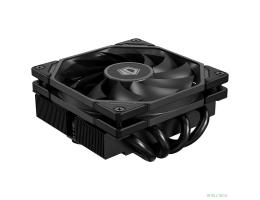 Cooler ID-Cooling IS-40-XT BLACK LGA1700/1200/115X/AM5/AM4 низкопрофильный высота 47mm (TDP 100W, PWM, 4 тепл.трубки прямого контакта, FAN 92mm, черный) BOX