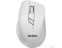 Беспроводная мышь Sven RX-325 Wireless белая (3+1кл. 800-1600DPI,  блист)