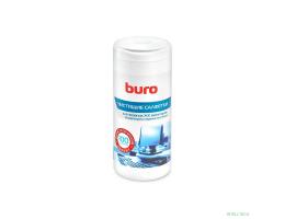 Туба с чистящими салфетками BURO BU-Tscreen, для экранов и оптики, 100шт. [817439]